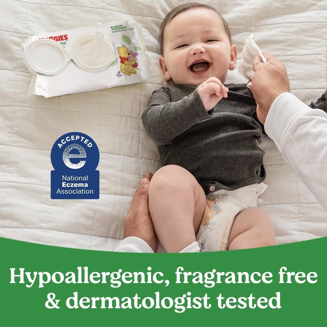 Huggies Natural Care Sensitive Baby Wipes, Fragrance Free, 19 pk., 1216 Wipes 4