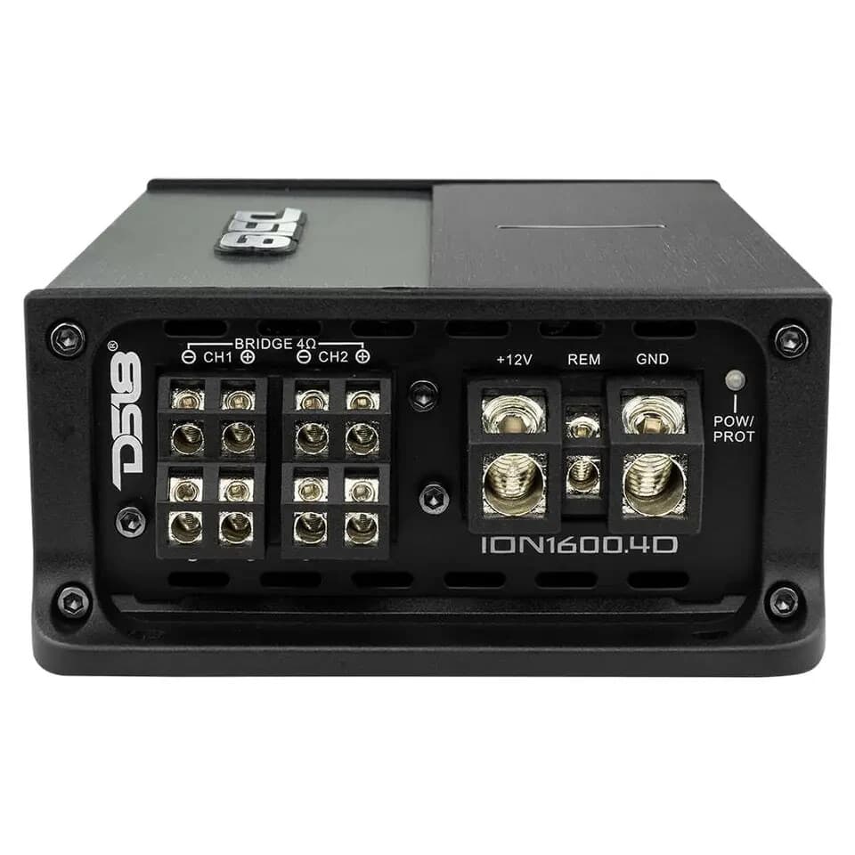 DS18 4800 Watt Compact Full Range 4 Channel Class-D Amp Car Amplifier ION1600.4D 5