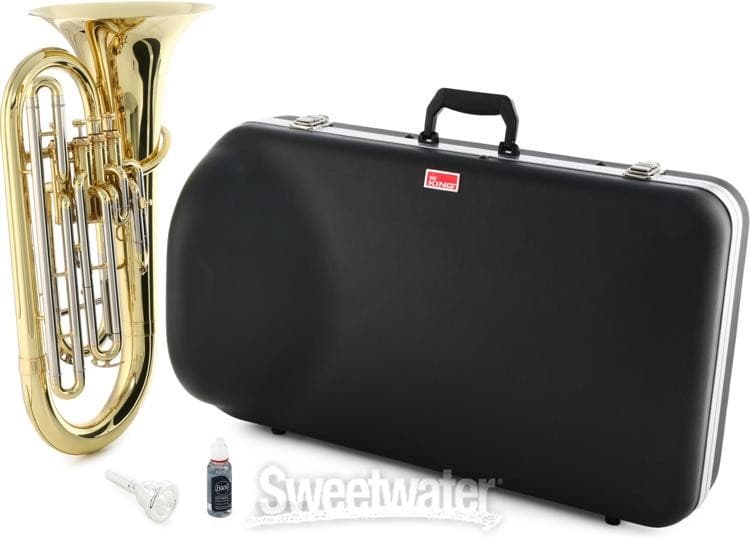 King 2280 Legend Soloist Intermediate 4-valve Euphonium - Clear Lacquer 4
