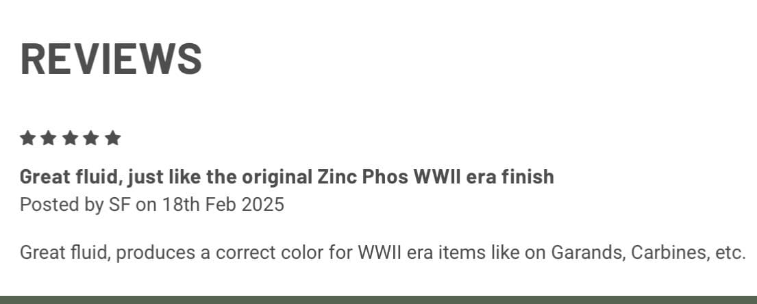 Manganese PARKERIZING ORIGINAL HOME KIT USA Gunsmith Knife USGI WWII Phosphate 6