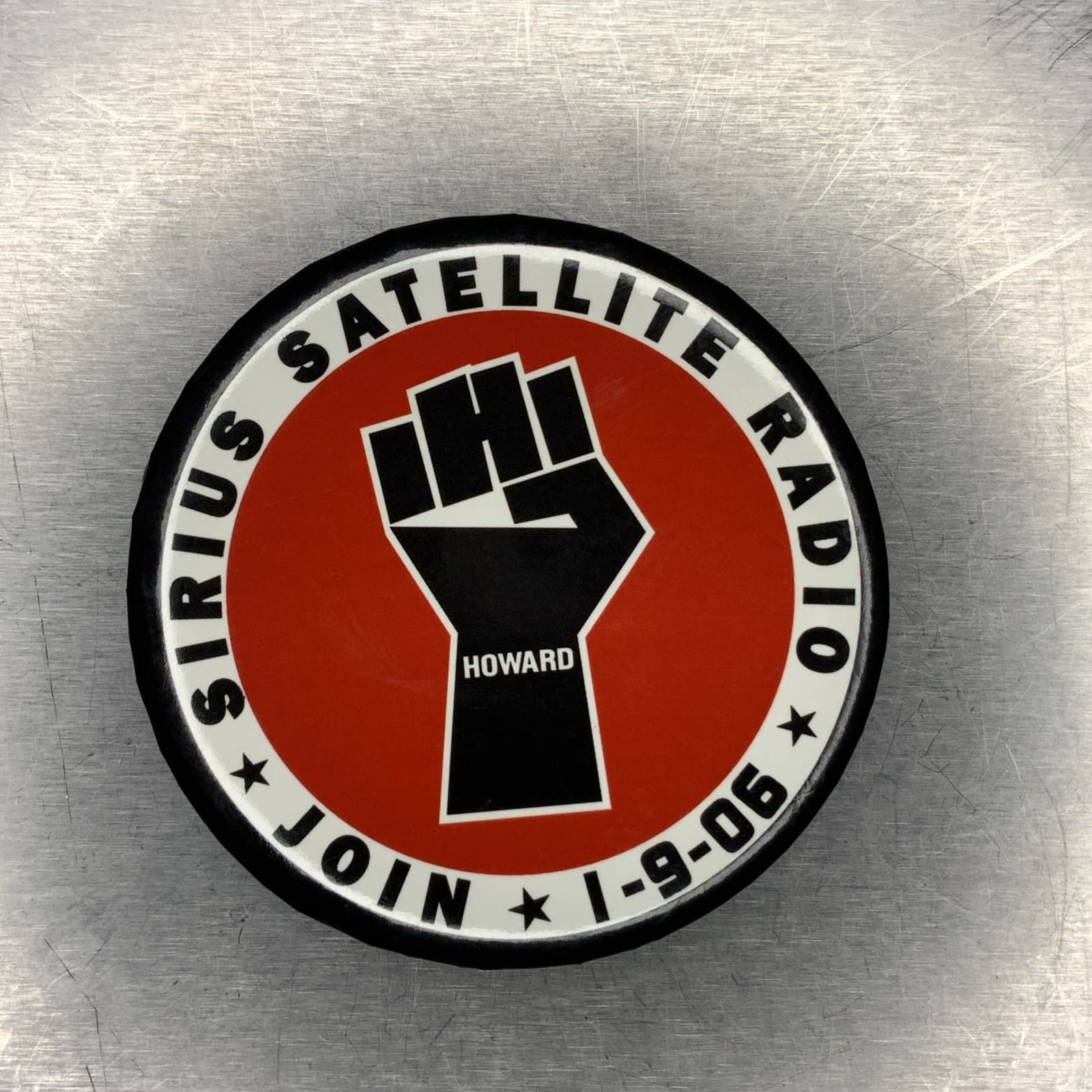 Howard Stern 2006 Sirius Radio Promotional Button