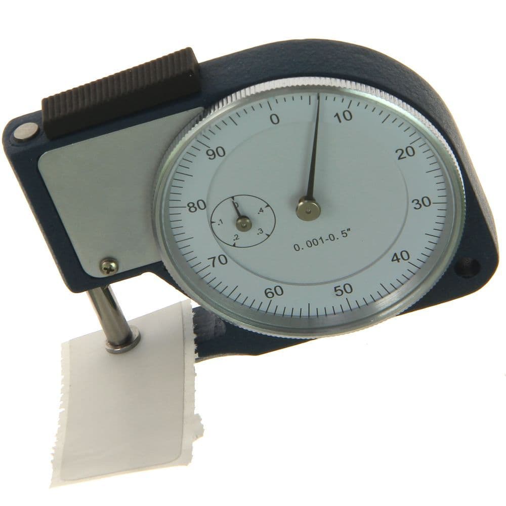 Pocket Thickness Gauge 0.5"/0.001" Gage Micrometer Caliper Quick Paper Measure 3
