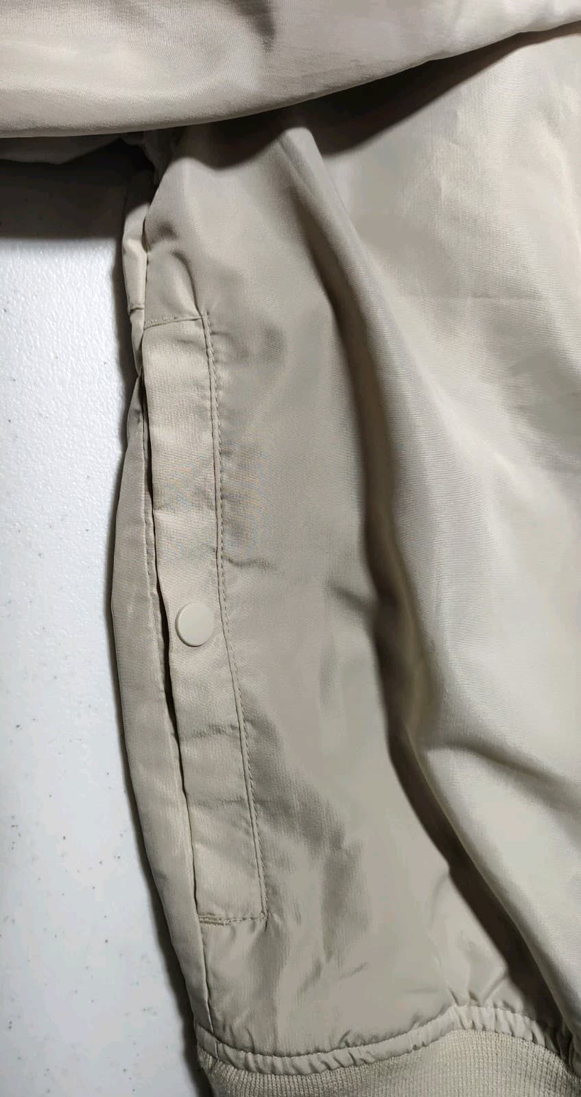 Page Tuttle Windbreaker Jacket Mens Small Beige Pullover 3