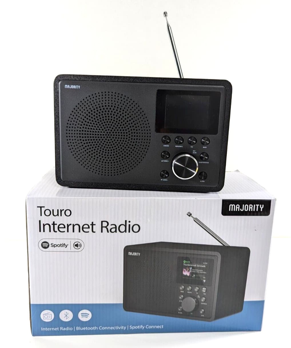 Majority Touro Internet Radio with WiFi and AM/FM  DSP Speaker Black 2