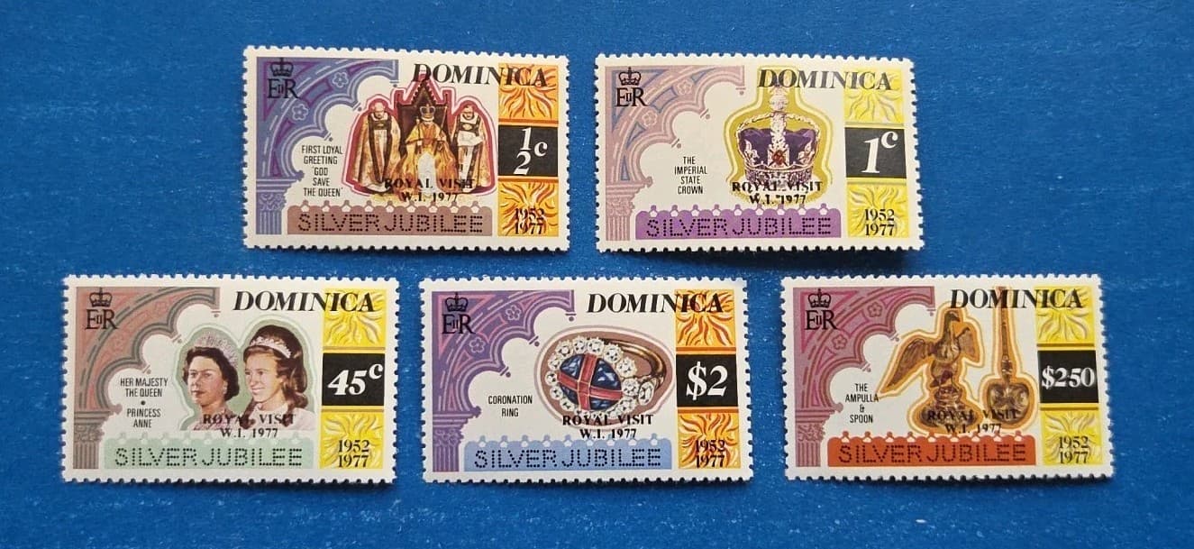 Dominica Stamps, Scott 521-525 MNH