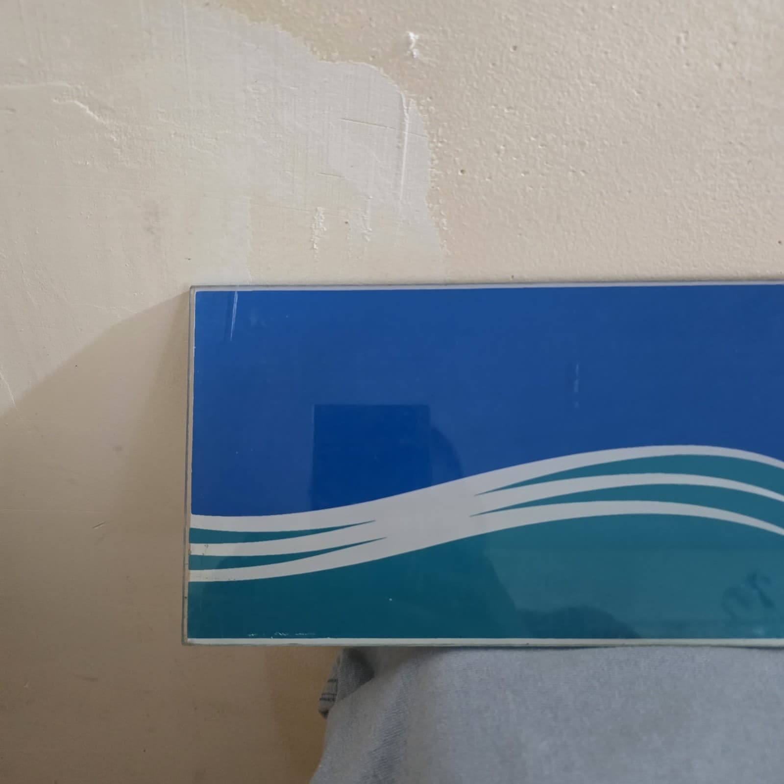 Vintage Bell Atlantic Telephone Pay Phone Booth Top Sign Insert 2