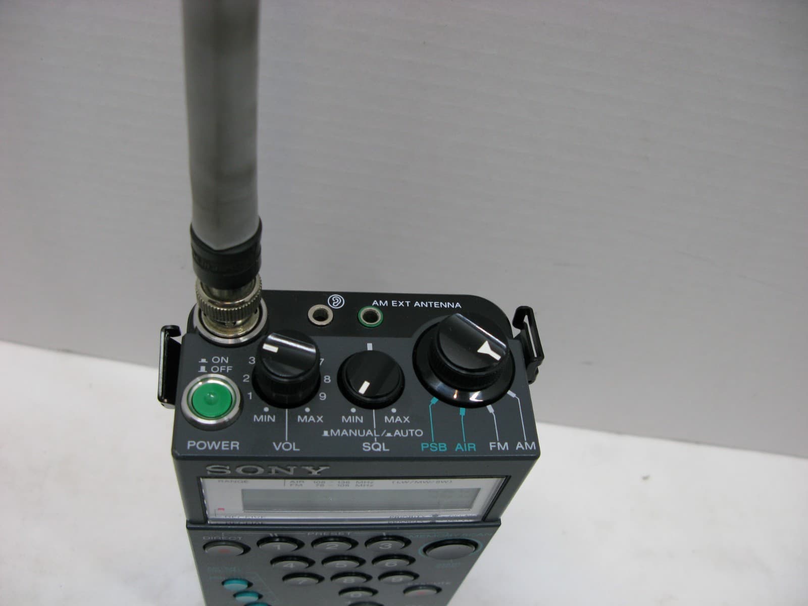 SONY AIR 8 FM-AM-PLL SYNTHESIZED RADIO RECEIVER WITH ANTENNA 3