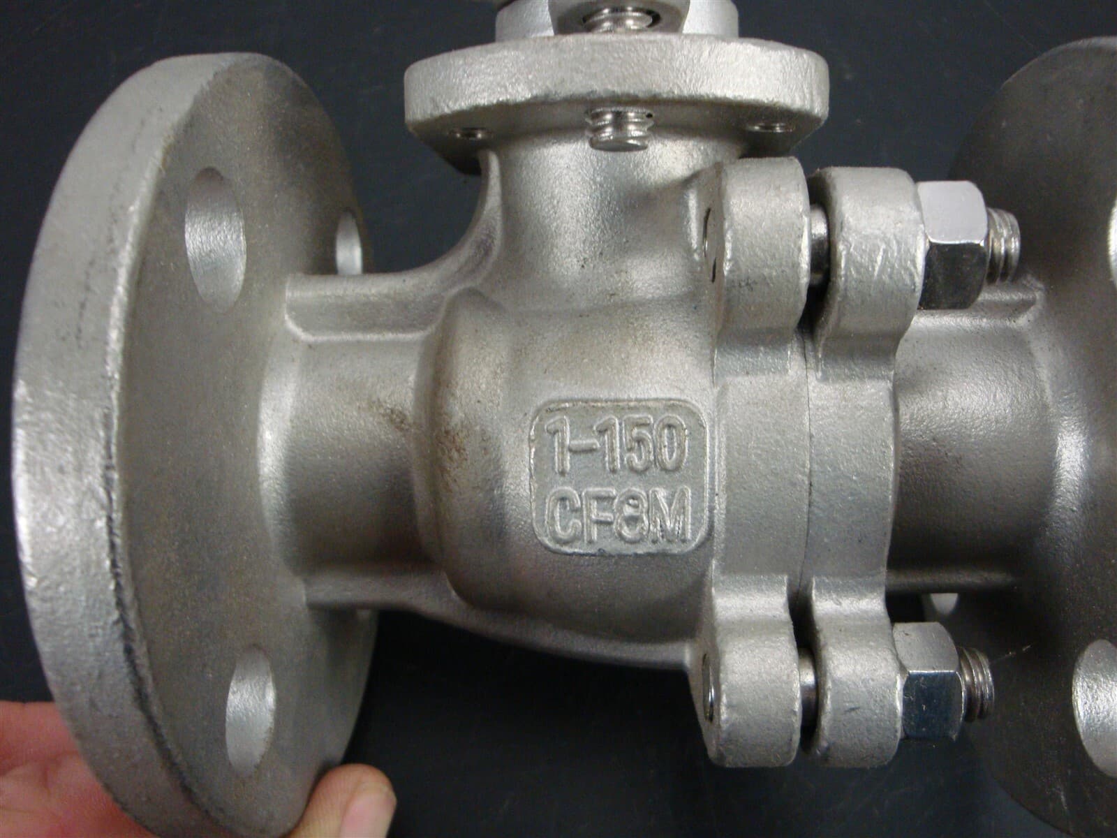 TCI SS316 PTFE SLEEVED PLUG VALVE 1" 150 MAX 275 PSI (NEW) CF8M 5