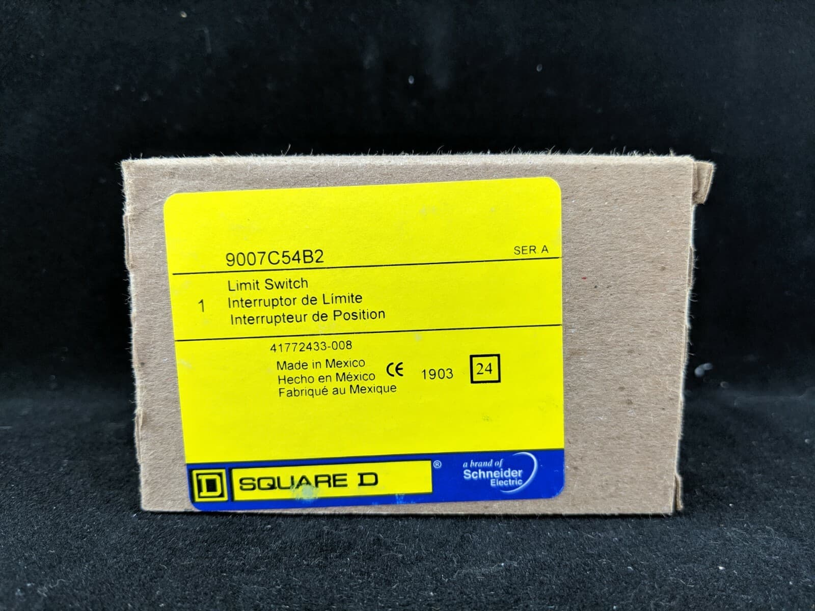 Square D 9007C54B2 Limit Switch