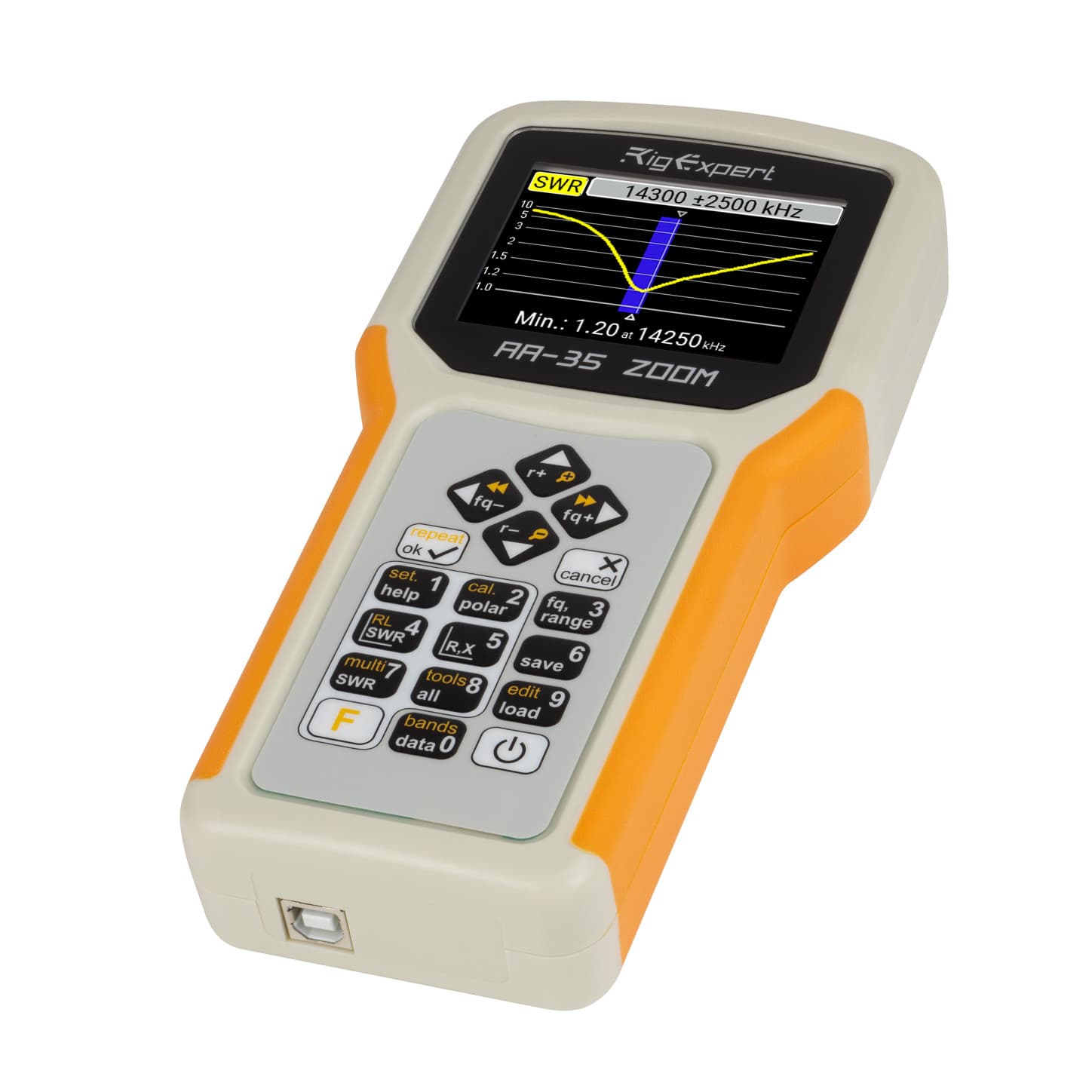 RigExpert AA-35 ZOOM .06 to 35 MHz Antenna Analyzer without Bluetooth 3