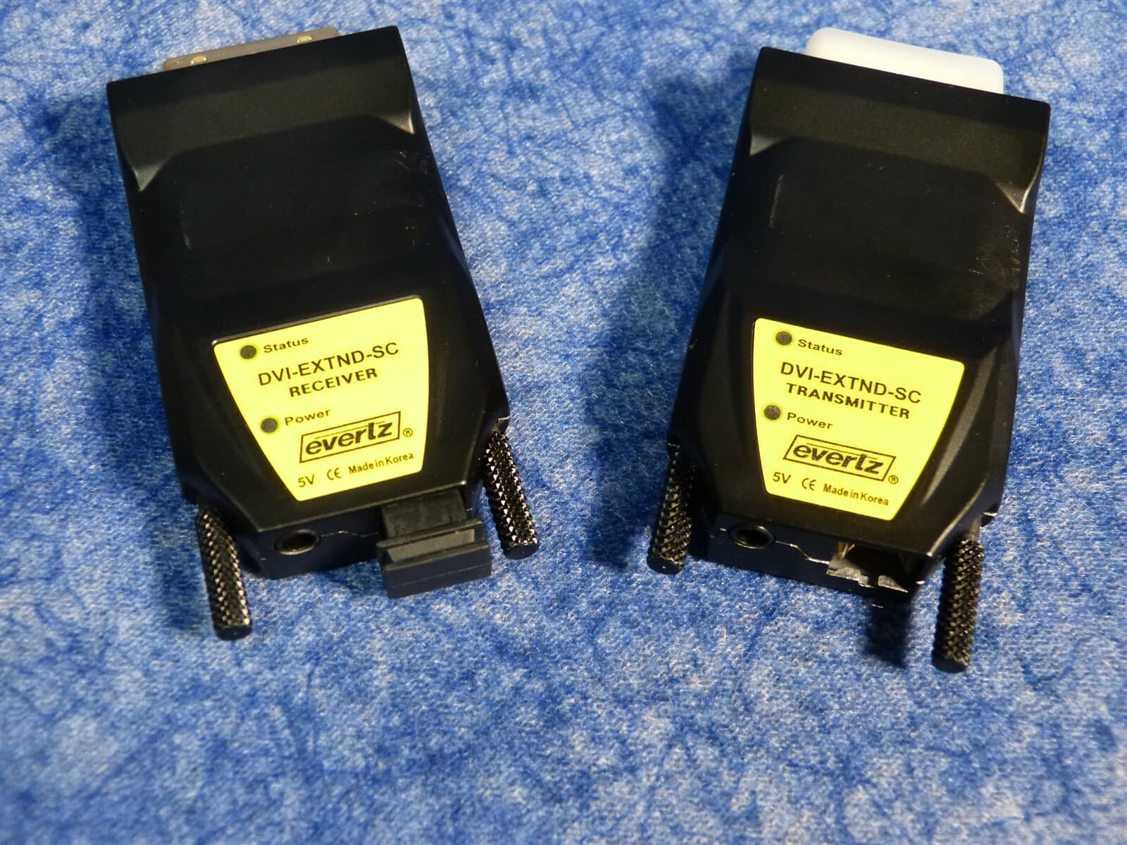 Evertz DVI-EXTND-SC Single Fiber DVI Extension Package G70 3