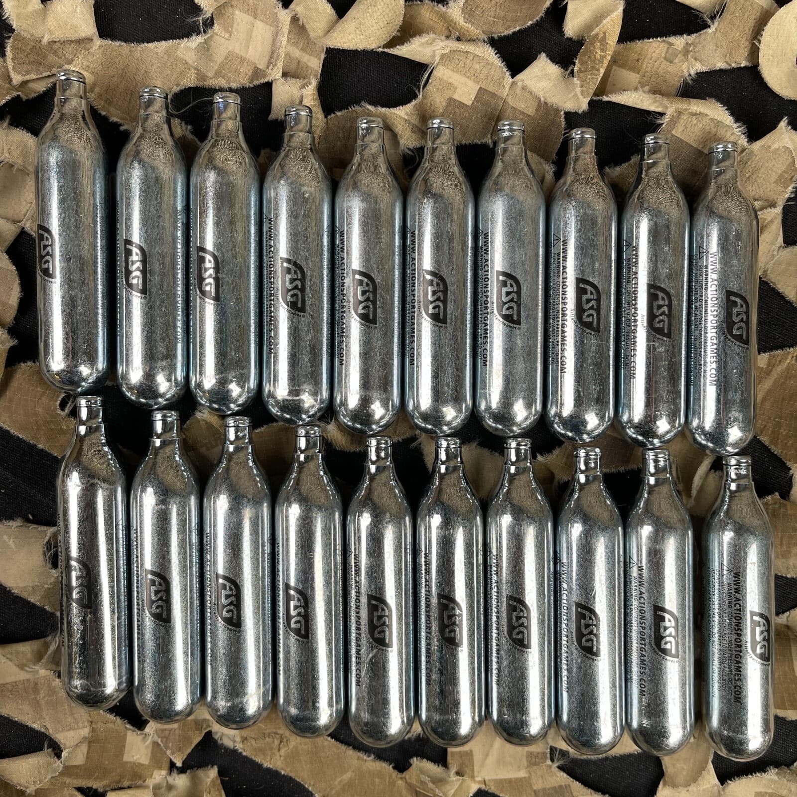 NEW ASG ULTRAIR 12g CO2 Cartridge - 20 Pack