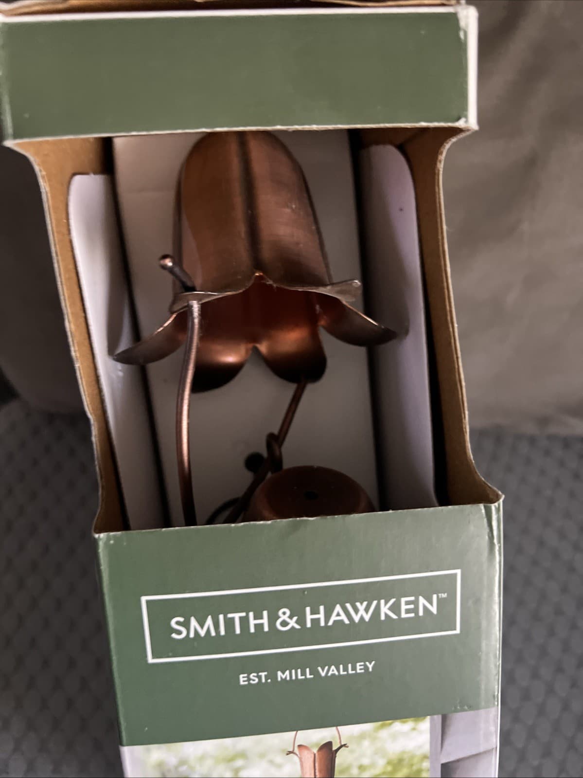 Smith & Hawken Flower Shaped Cups – Durable & Thick Rain Chain New 3