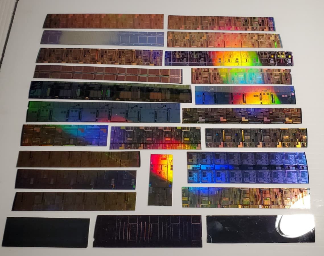 Genuine Rectangle Silicon Semiconductor IC Memory Chips Lot Projects & Education 4