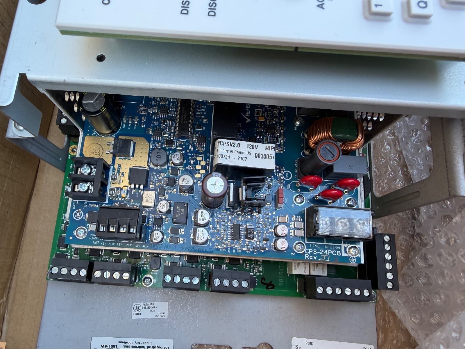 NOTIFIER CPU2-640 Fire Alarm Control Panel Board (NEW) 2