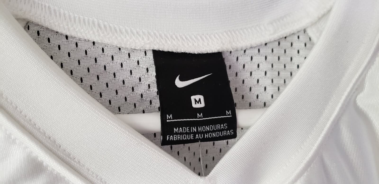 Nike Football Team Jersey White Yellow Gold Black #47 Boys M NEW NWT 4