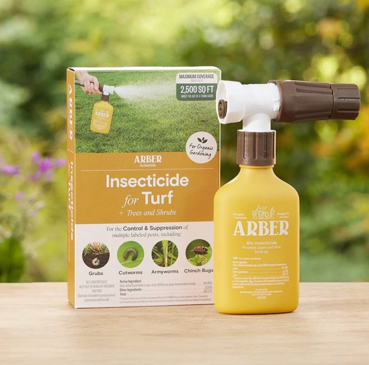 Arber Organic Lawn Tree And Shrub Insecticide Ready To Spray Fertilizer New 4