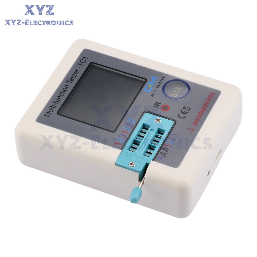 LCR-TC1 Transistor Tester TFT Diode Triode Capacitance Meter LCR ESR NPN MOSFET 5