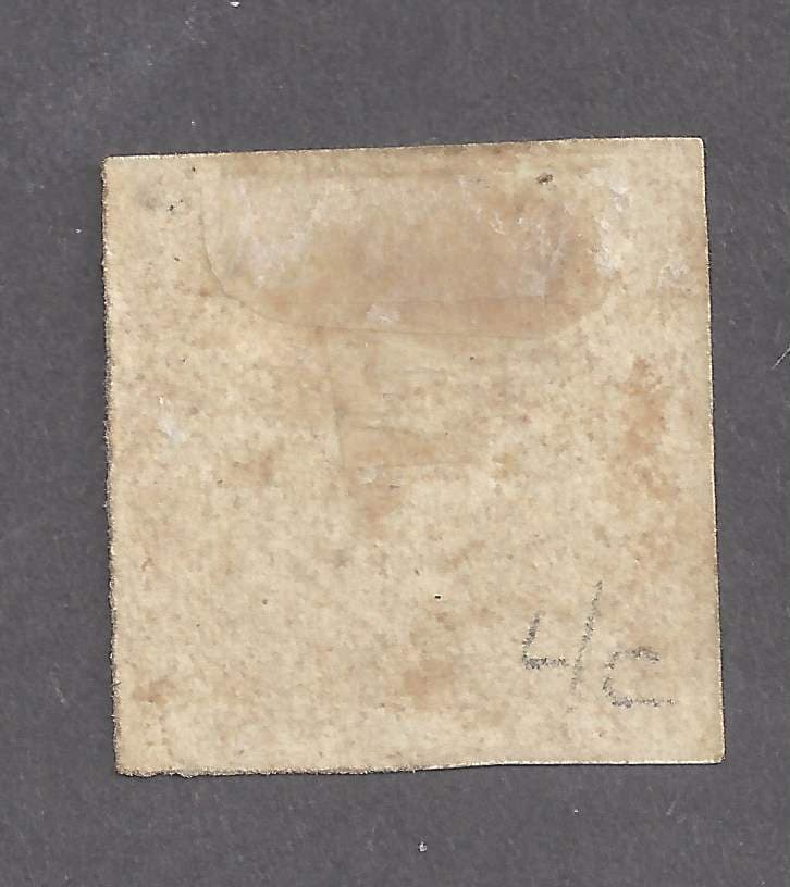 CANADA NEWFOUNDLAND # 1i MINT UN REENTRY 1d BROWN VIOLET HERALDIC FLOW.  BS30432 3