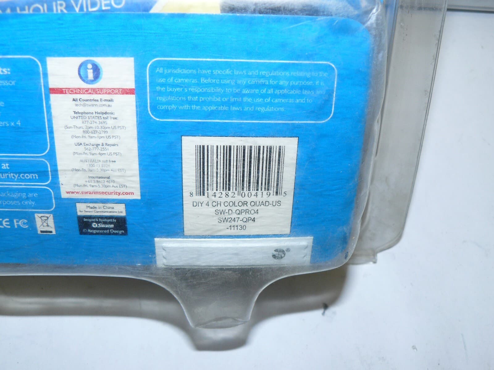 Swann SW247-QP4 Advanced Quad Processor Security Quad Processor 4-Camera Color 4