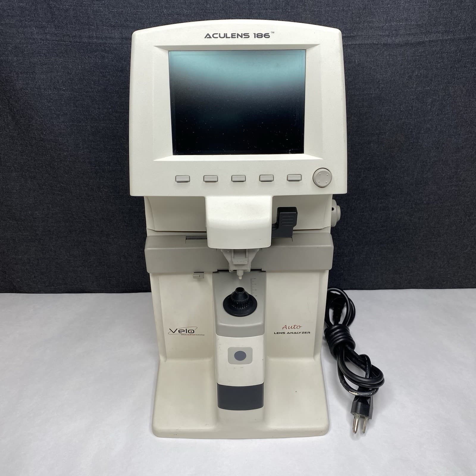 Burton Velo Aculens 186 Auto Lensometer Lensmeter - FOR PARTS/REPAIR