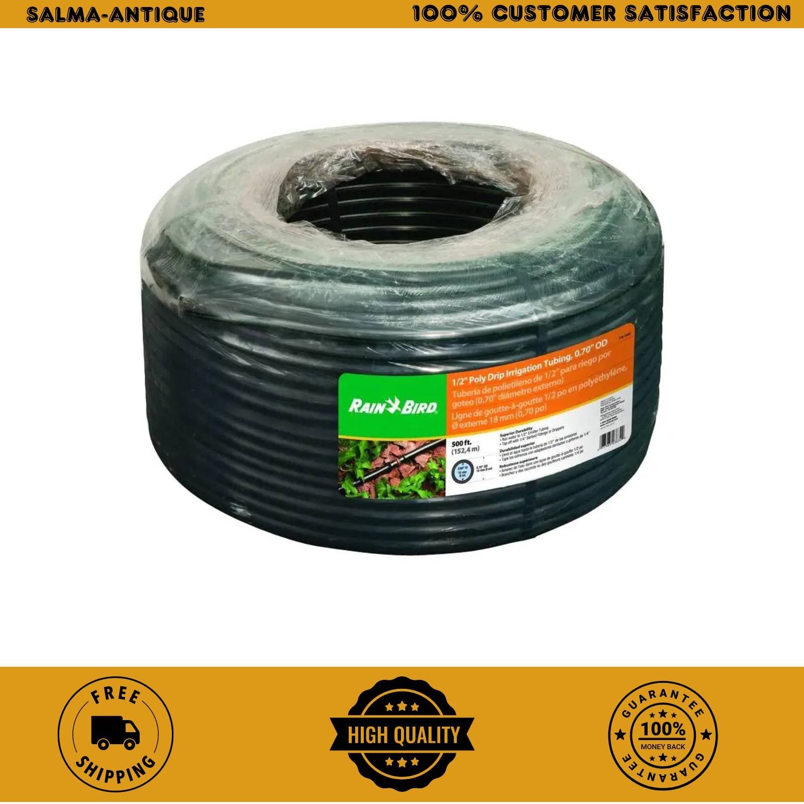 1/2 In. X 500 Ft. Drip Irrigation Tubing Coil