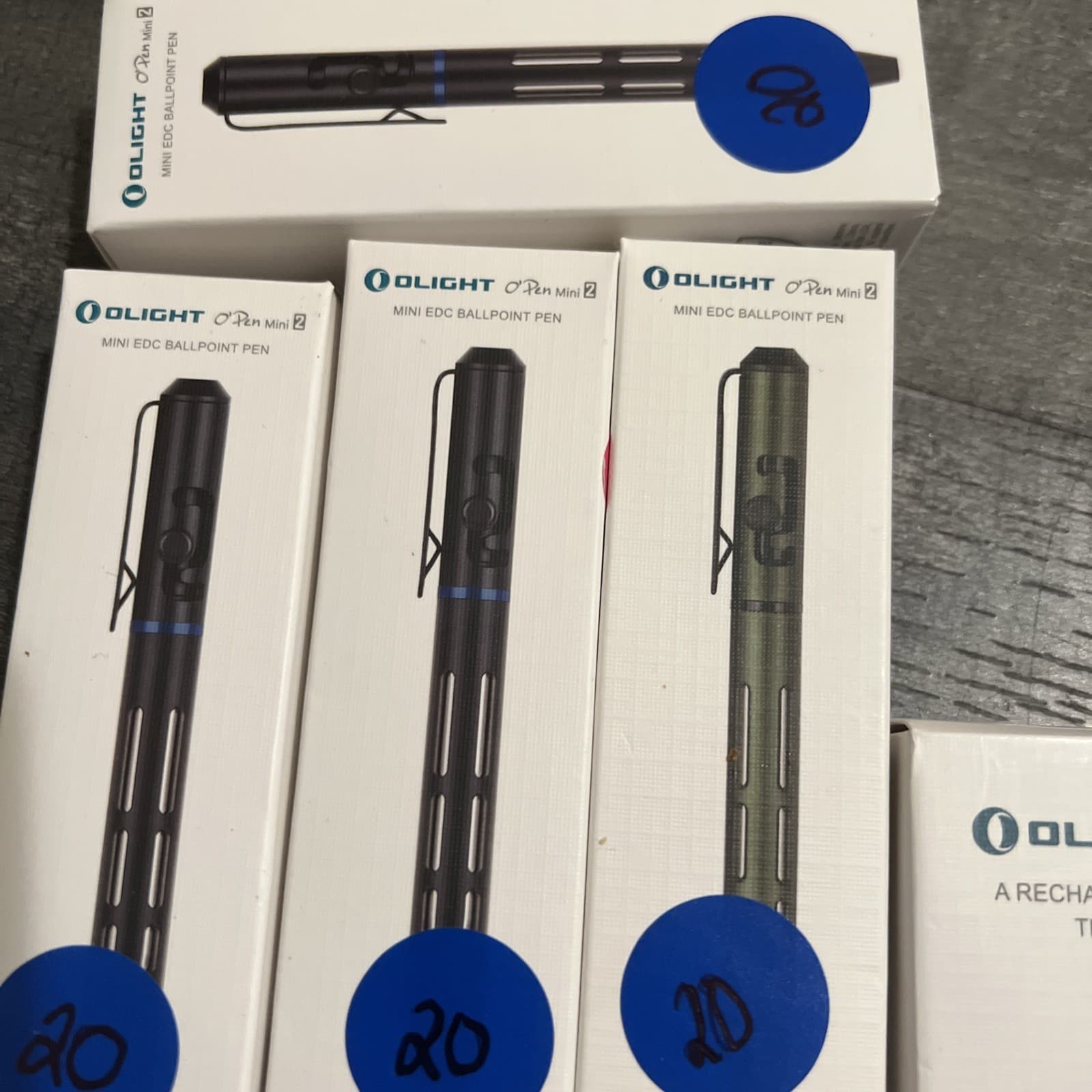 Olight O’Pen Glow EDC Pen with Flashlight and Green Pointer BUNDLES & EXTRA  3