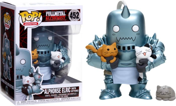 Fullmetal Alchemist Alphonse Elric with Kittens #452 Funko Pop! w/ Protector 2