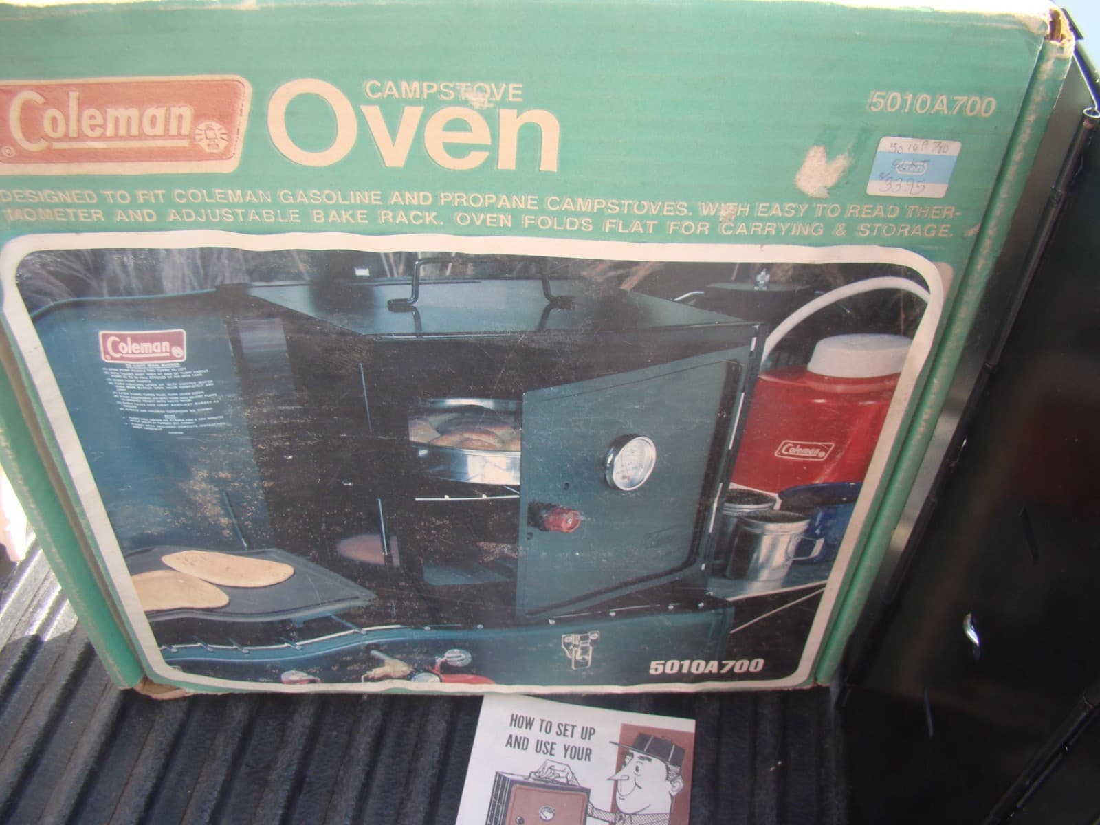 NOS Coleman 5010A700 Folding Camp Oven Stove W/ Original Box NEW Never Used 4