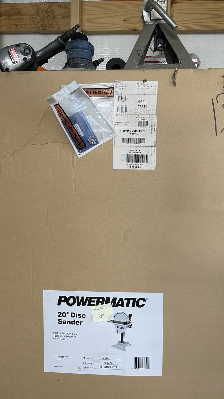 Powermatic DS20 20" Disc Sander 5