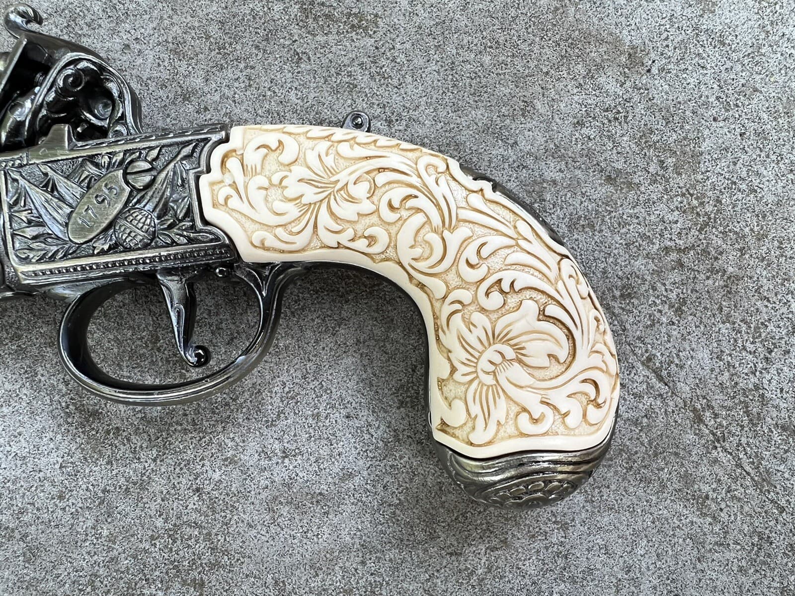 NEW Denix Colonial Replica 18th Century Charing Cross Ornate Flintlock PROPS 3