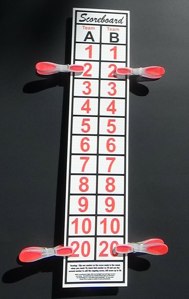 Cornhole  Scoreboard,  Fast FREE SHIP, .Thousands Sold, CAN SCORE UP TO 30 2