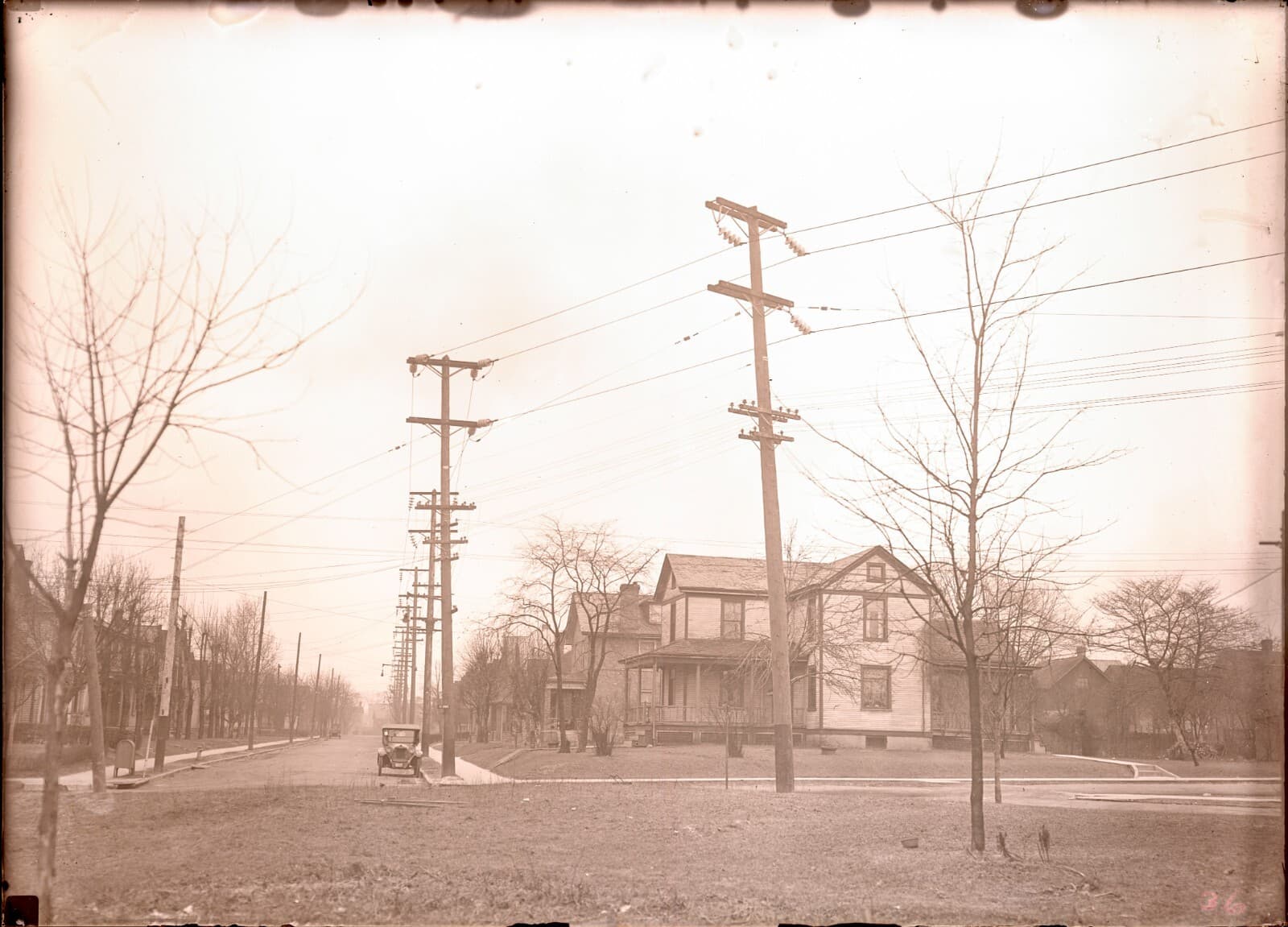 Large Format 5x7 Glass Negatives Rural Electricity Infrastructure 1920's Ohio 6