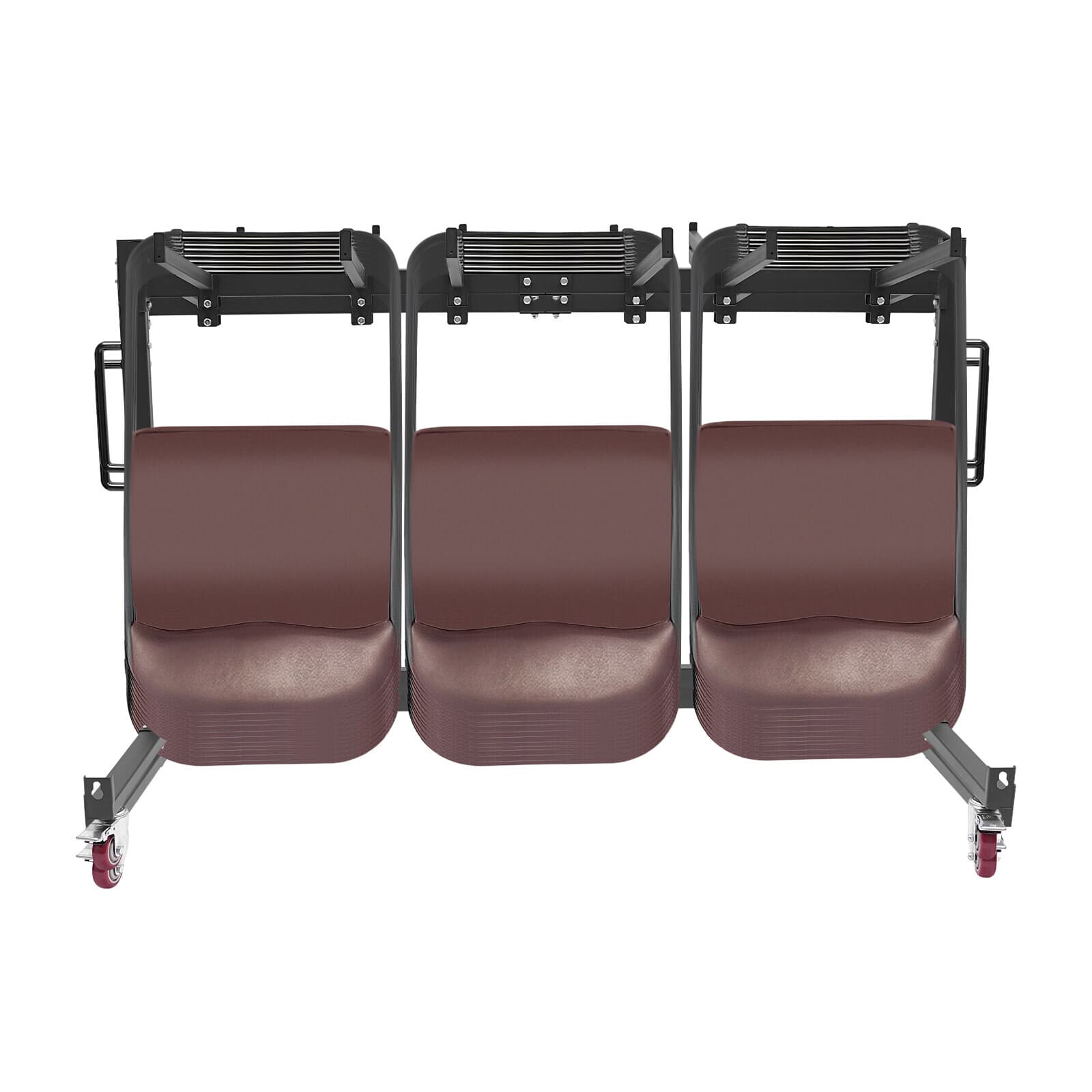 Folding Chair Rack Dolly Cart Table Storage Rack Desk Chairs Cart Trolley 42pcs 6