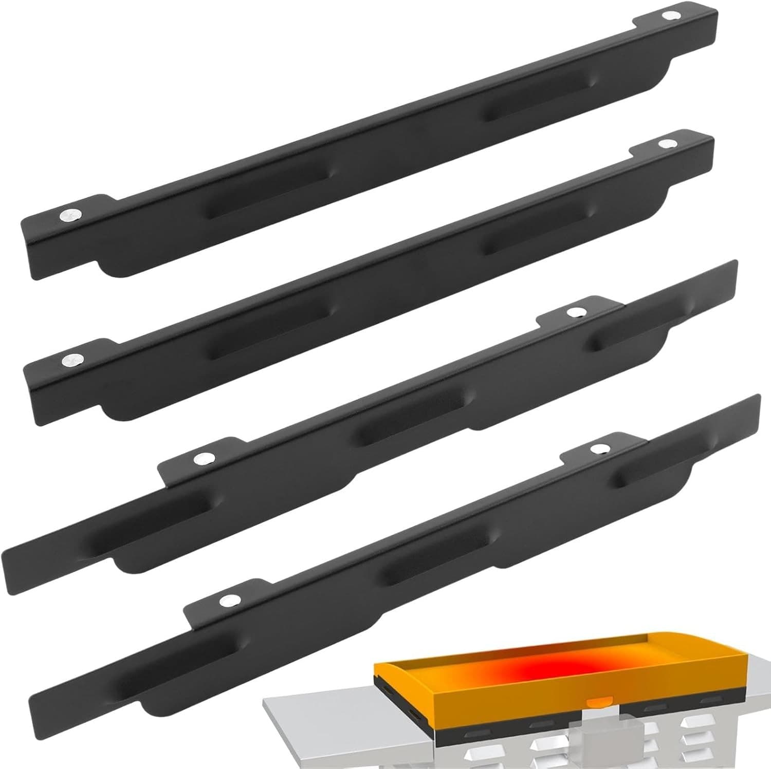 4 Pack 36 Inch Magnetic Griddle Wind Guards for Blackstone Griddle Accessories
