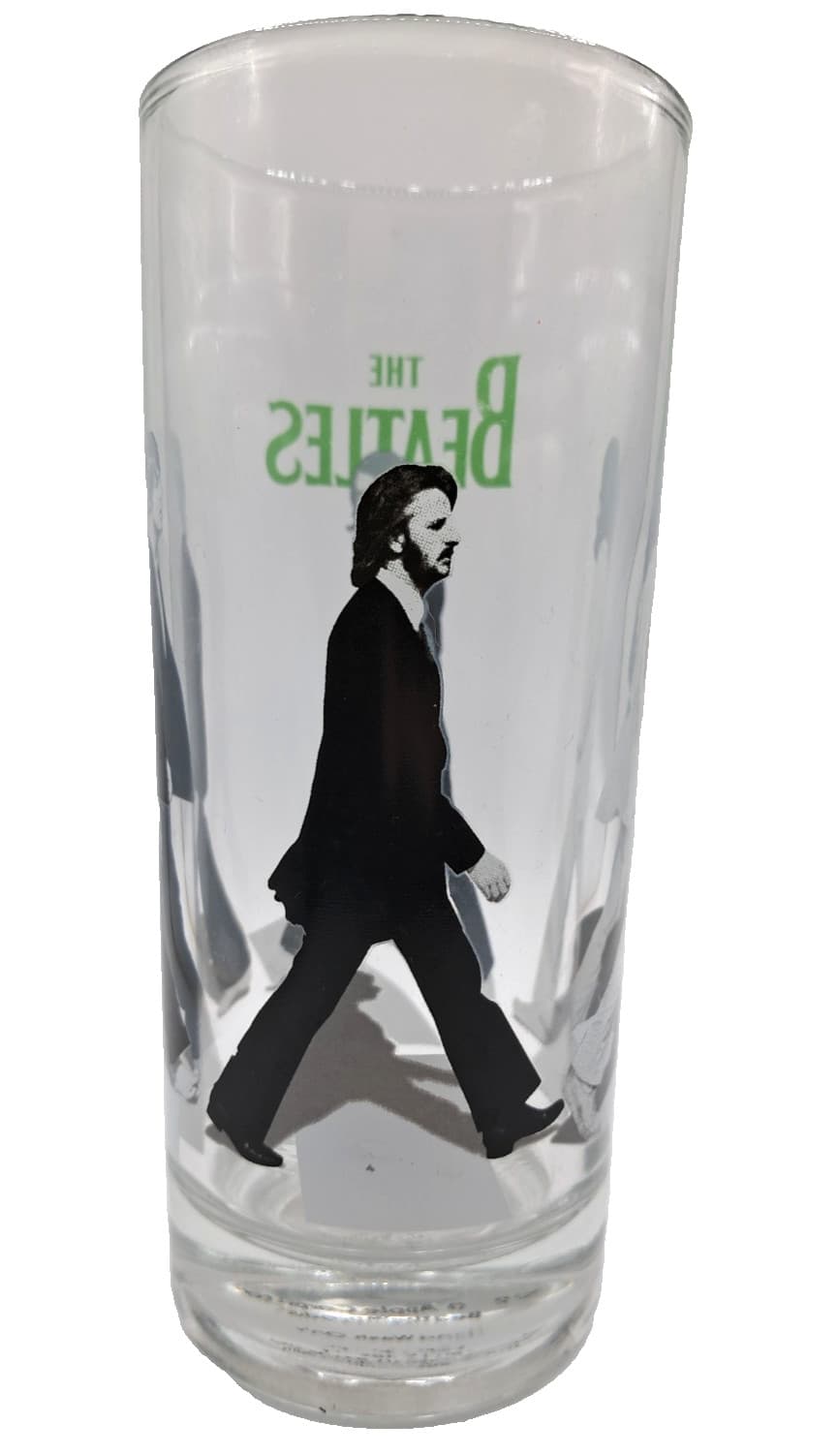The Beatles Abbey Road Paul George John Ringo Glass  Bar Tumbler 6" Apple Corp 3