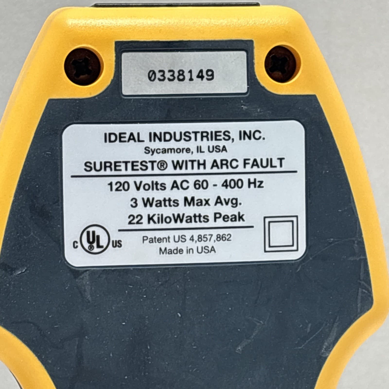 IDEAL 61-155 SureTest Circuit #61-155 GFCi Tester AFCi Analyzer True RMS ARC 5