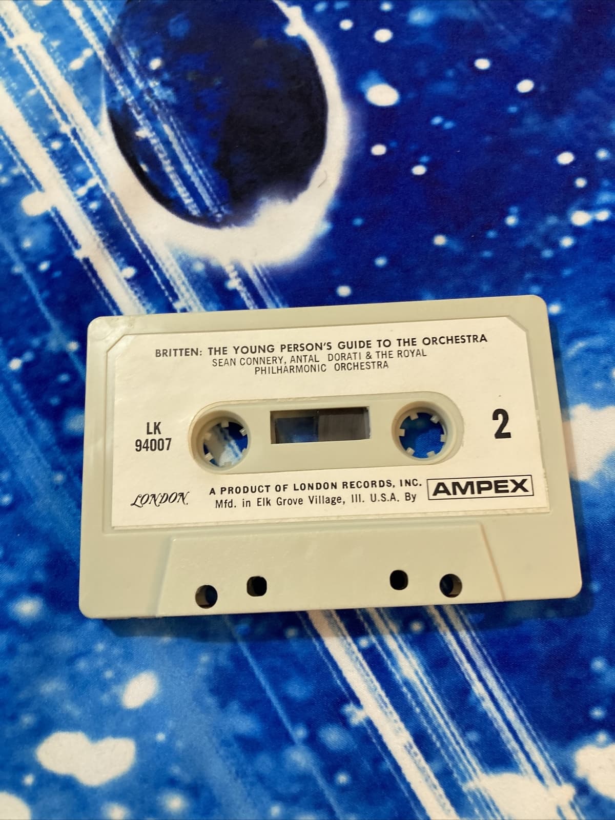 VTG Cassette Paper Insert Profofiev Peter and the Wolf Sean Connery/Dorati  5