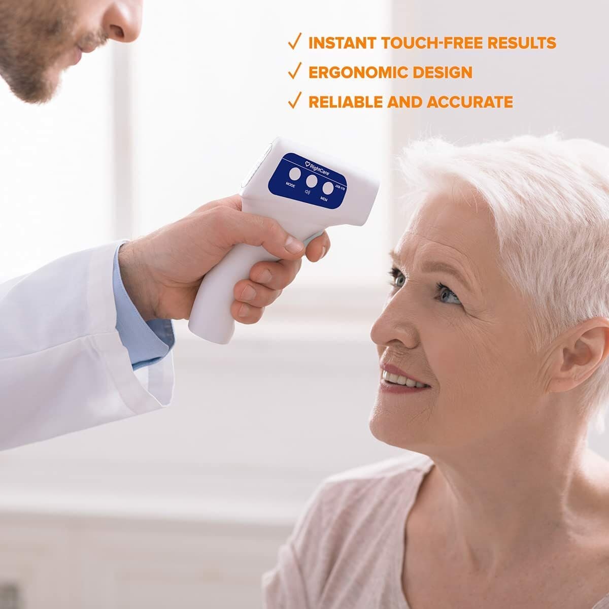 RightCare No-Touch Infrared Forehead Thermometer with Instant Results, 1 Count 5