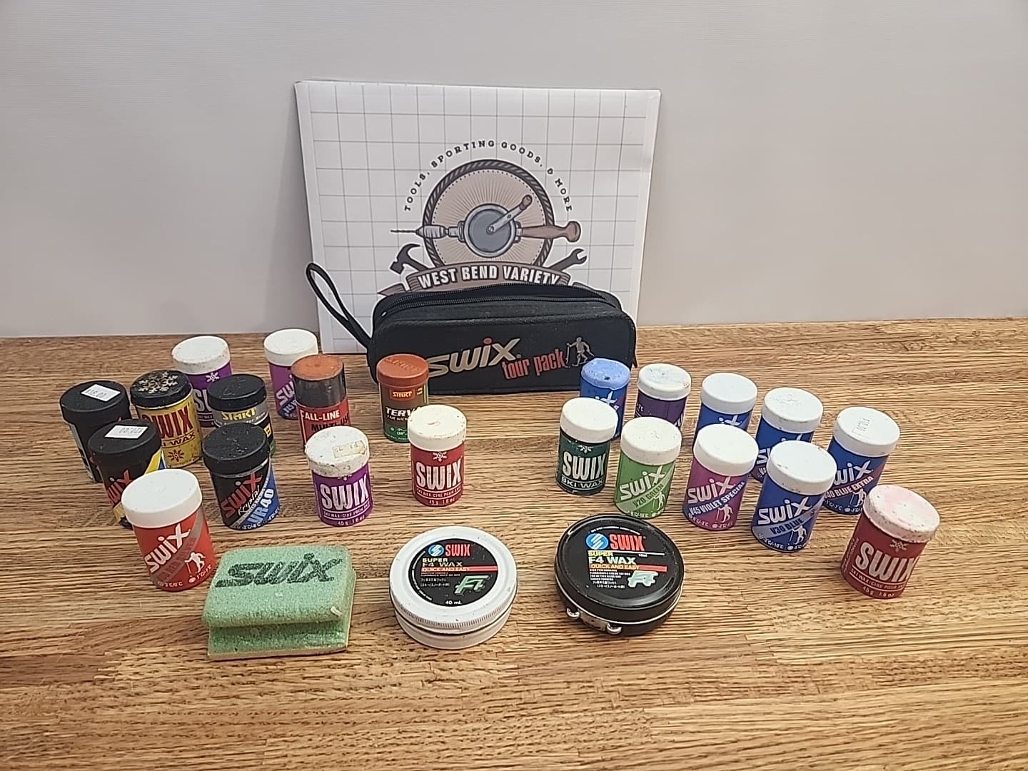 Lot Of 26 Swix & Other Ski Waxes And Accessories 