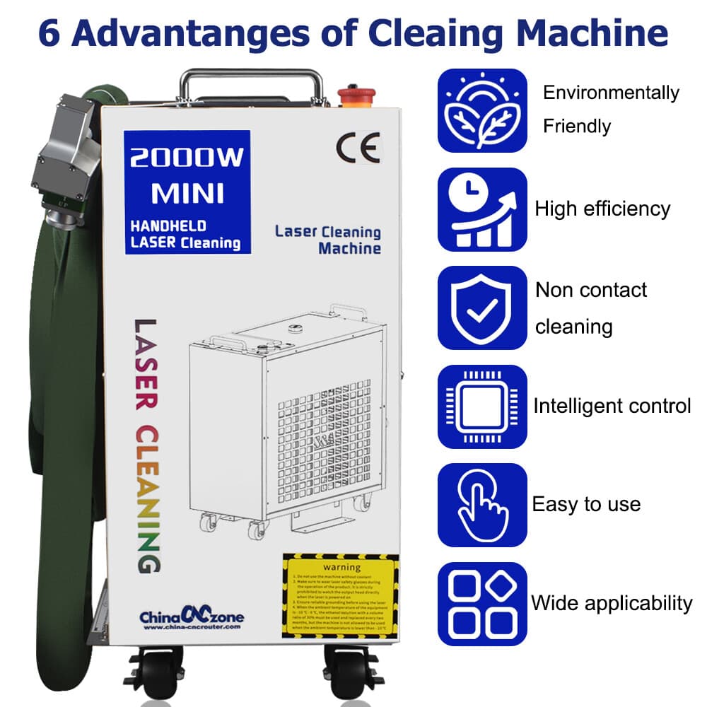 1500W BWT Laser Rust Removal Tool Laser Cleaning Machine Remove Oil Paint USED 3
