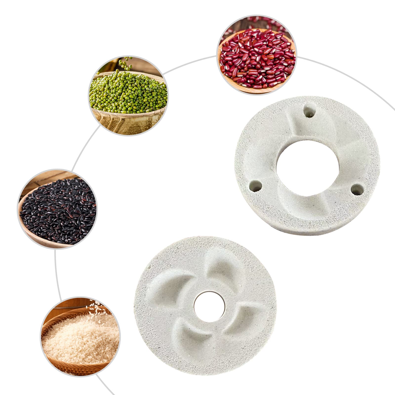 #150 General Sand Milling Sheets Discs Grinder Dry & Wet Grinding Slurry Machine 2