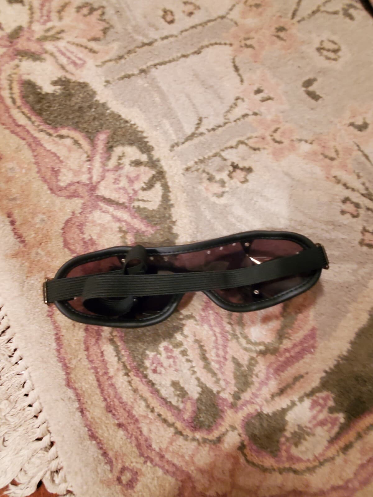 Kroops goggles Black Sky Smoke Lens With Strap New 3