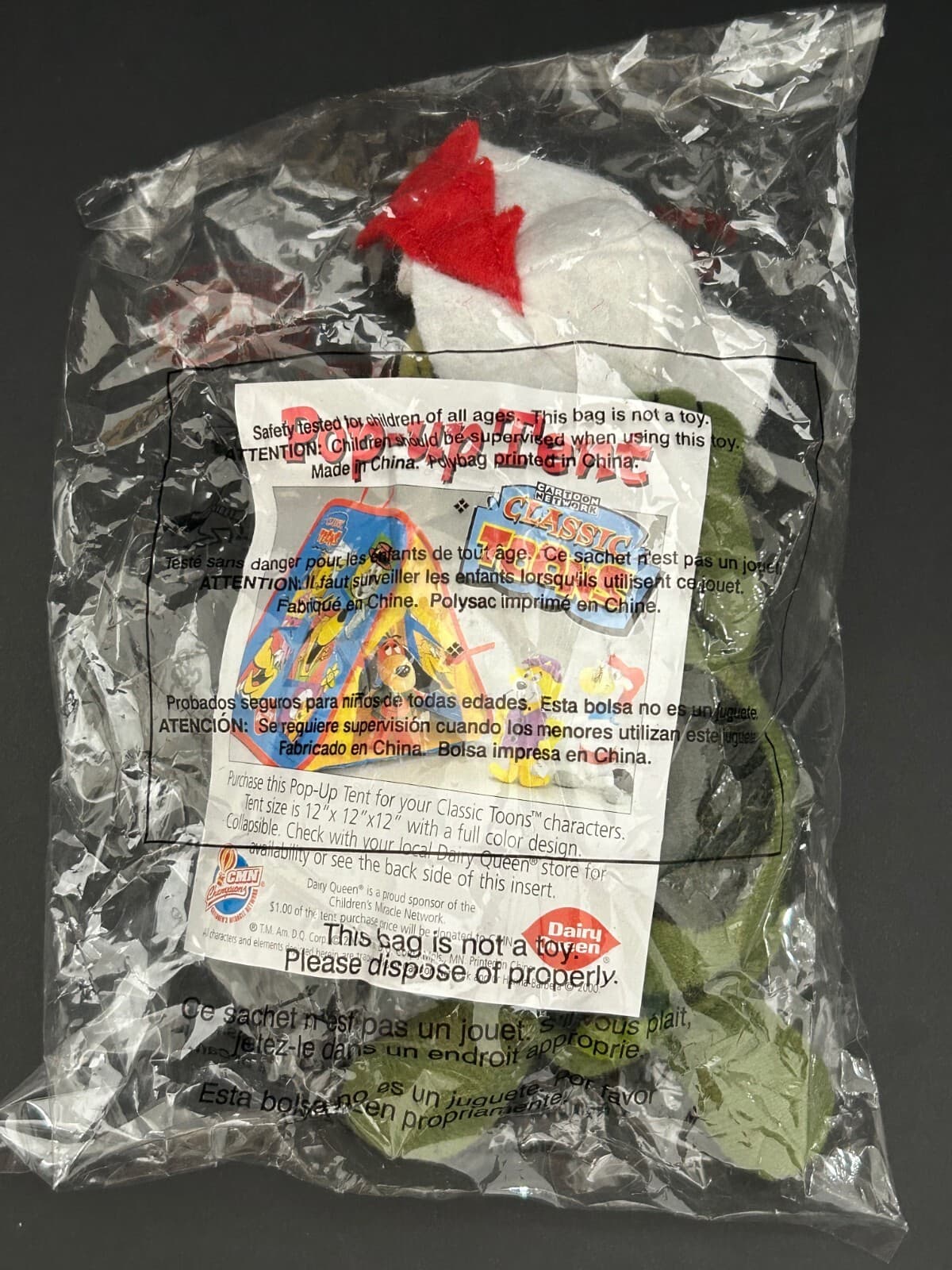 Diary Queen Vintage 2000 Quick Draw McGraw Plush Horse 7" Hanna Barbera 2