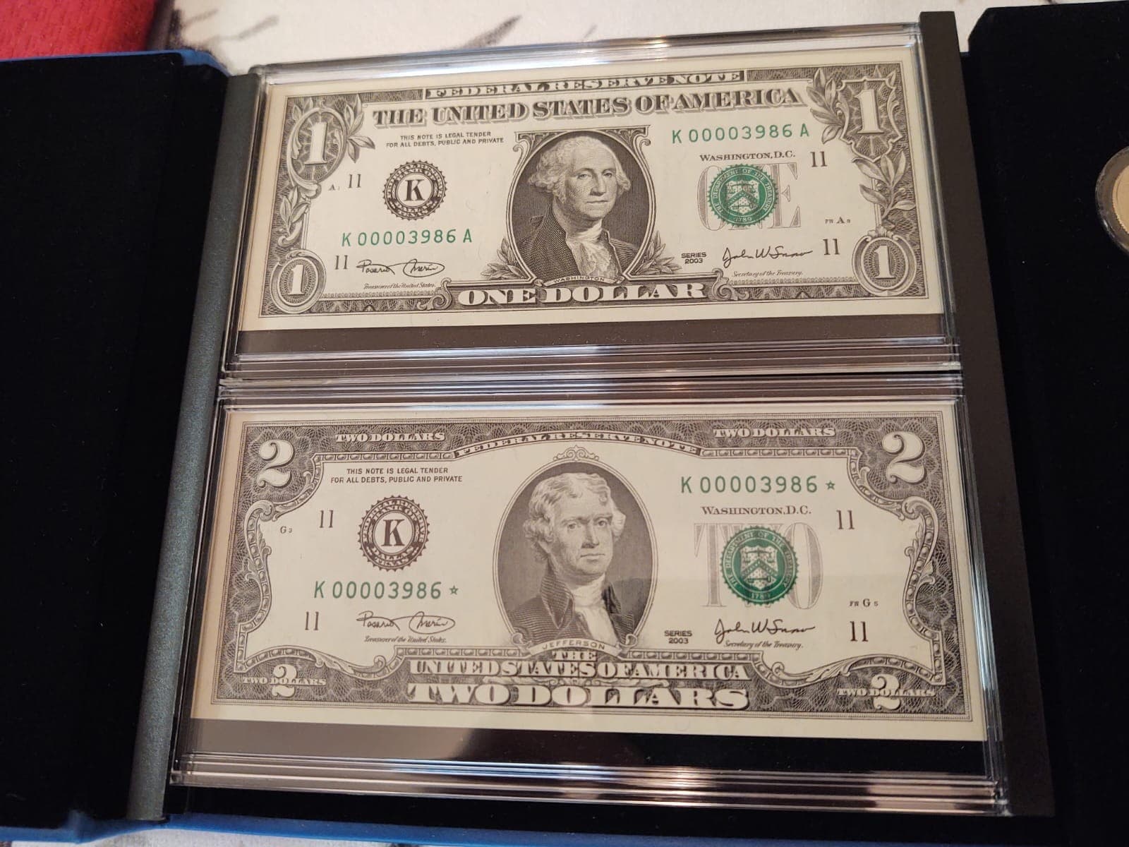 Texas Coin and Currency Set and Box-Dept of Treasury and Bureau of Engraving 6