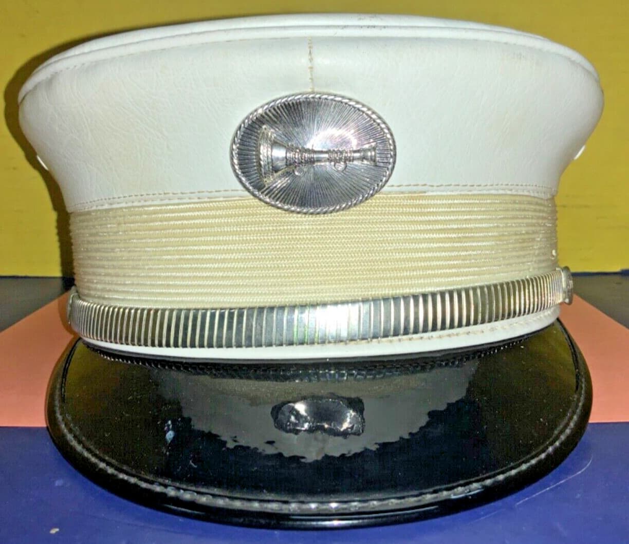 VTG Fire Department Firefighter Captain Parade Hat Size 7 1/8 2