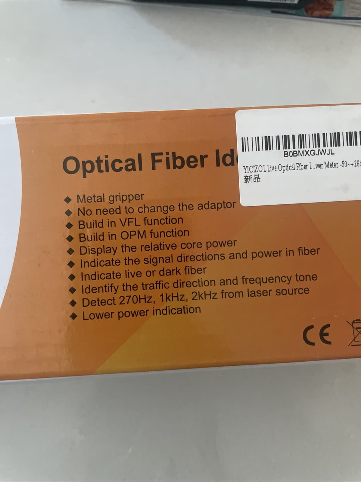 Live Optical Fiber Identifier with Wave Respond 800-1700nm, Built in VFL 5