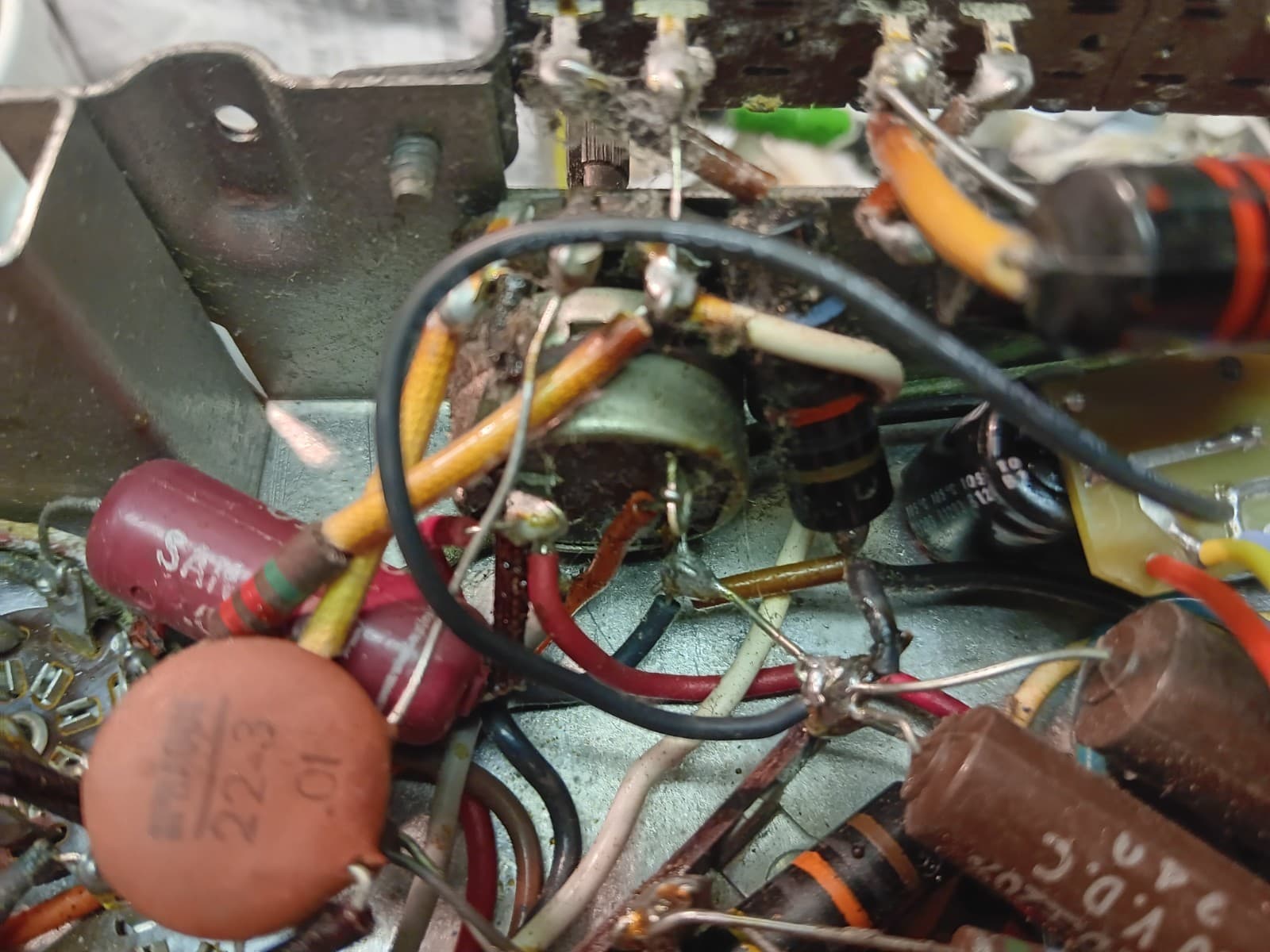 Zenith Transoceanic Electrolytic Capacitor Replacement Module 5