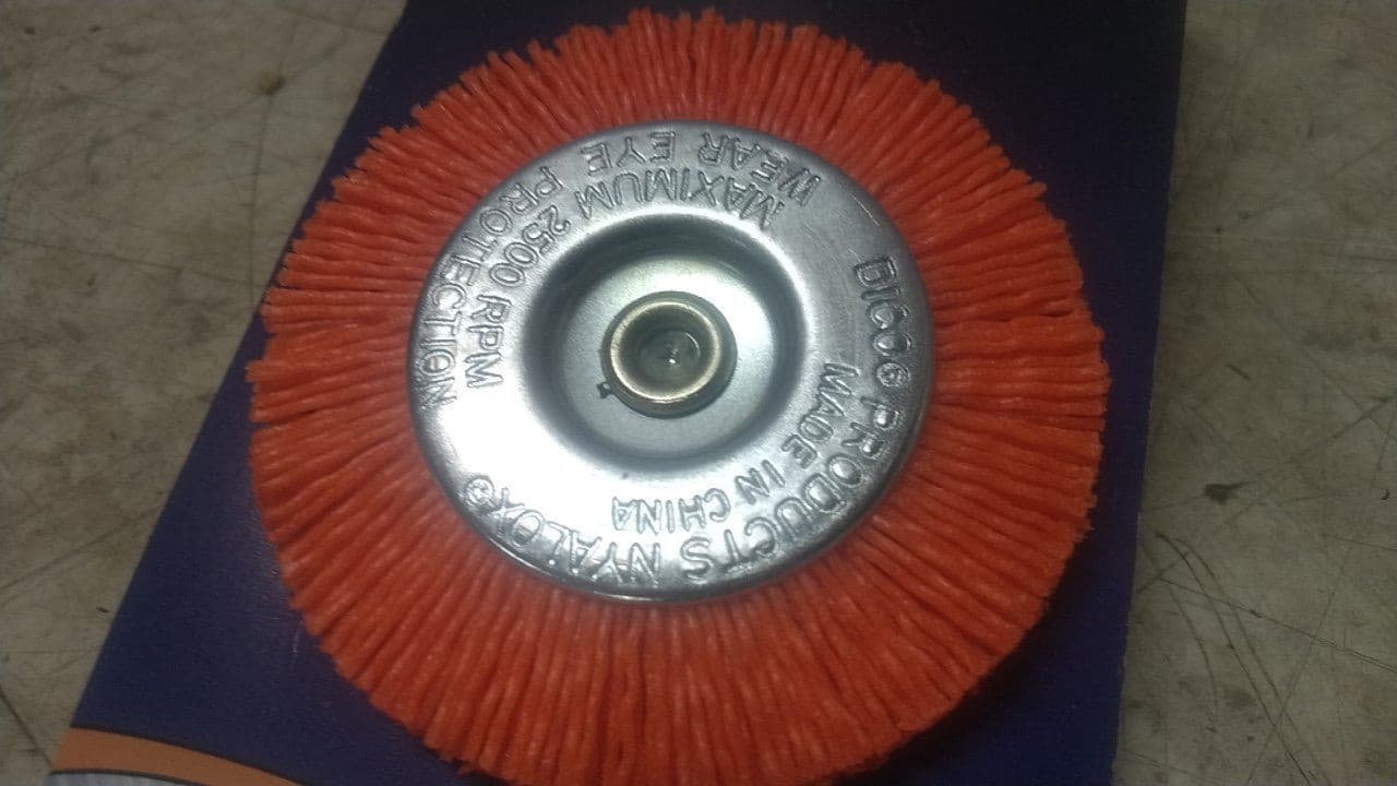 Nyalox by Dico 7200021 25 Pk 3 In Size 120 Grit Orange Wheel Brush 6