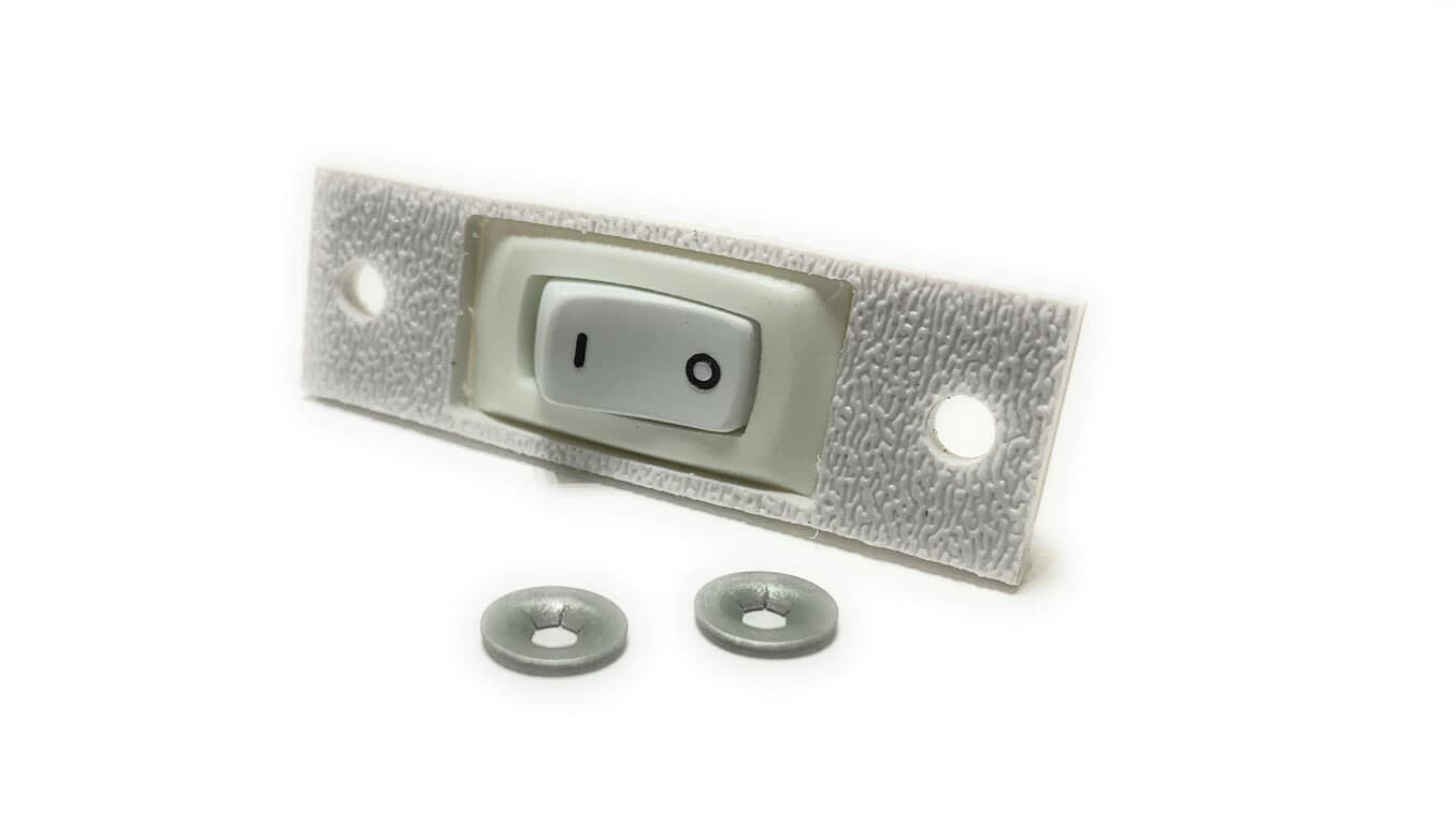 Jenn Air Replacement 2 Wire Fan Switch Custom Made 704573 In Stock WHITE SWITCH 3